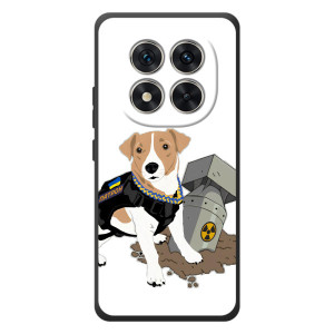 Чехол с принтом Собаки Патрон для Xiaomi Redmi Note 15 Pro (Пёс Патрон с ракетой)