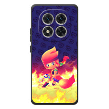 Чохол (ТПУ) з Героями Бравл Старс на Xiaomi Redmi Note 15 Pro – Пенні у вогні