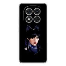 Чехлы Венсдей на Xiaomi Redmi Note 15 Pro Уэнсдей (AlphaPrint) (серьезная Уэнздей)