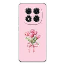 Чехол с розовым рисунком для Xiaomi Redmi Note 15 Pro (Букет цветов)