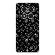 Новогодние, Праздничные Чехлы для Xiaomi Redmi Note 15 Pro - 2024 год (Новогодний фон)