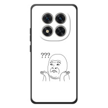 Прикольні Чохли з принтом "інтернет меми" для Xiaomi Redmi Note 15 Pro – Стикер здивування