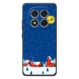 Силіконовий бампер на різдво для Xiaomi Redmi Note 15 Pro (Місто в снігу)