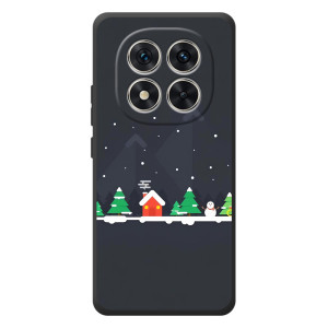 Силіконовий бампер на різдво для Xiaomi Redmi Note 15 Pro (Місто зимове)
