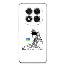 Защитные чехлы (Призрак Киева) для Xiaomi Redmi Note 15 Pro (AlphaPrint) (Летчик Киева)