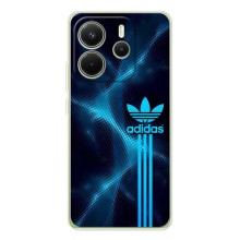 Чехлы Адидас для Xiaomi Redmi Note 15 (AlphaPrint) (Синий Адидас)