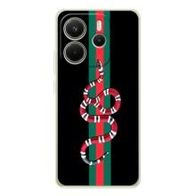 Чехлы Бренд GUCCI для Xiaomi Redmi Note 15 – Змей Гуччи