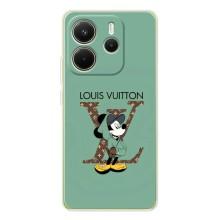 Чехлы Луи Витон для Xiaomi Redmi Note 15 (AlphaPrint - LOUIS VUITTON) (Микки Маус LV)