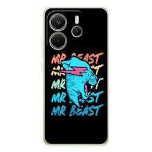 Чехлы Мистер Бист для Редми Нот 15 (logo Mr beast)