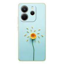 Чехлы с Цветами для Xiaomi Redmi Note 15 (VPrint) (Желтый цветок)