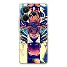 Чехлы с изображением разных животных для Xiaomi Redmi Note 15 (Яркий Тигр)