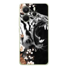 Чехлы с картинками животных Xiaomi Redmi Note 15 (Стильный ТИГР)