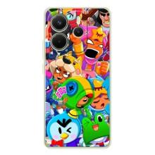 Чехлы Brawl Stars для Xiaomi Redmi Note 15 (AlphaPrint)