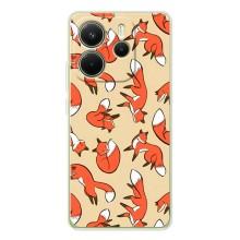 Чехлы с картинкой Лисички для Xiaomi Redmi Note 15 (VPrint) (Лисички)