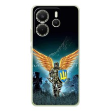 Чехлы с картинкой ЗСУ для Xiaomi Redmi Note 15 (AlphaPrint) (Солдат ЗСУ)