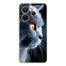 Чехлы с Котиками для Xiaomi Redmi Note 15 (VPrint) (Серый Кот)