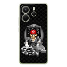 Чехлы с крутыми принтами для Xiaomi Redmi Note 15 - (PREMIUMPrint) (Супер Марио)