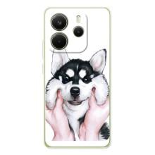 Чехлы с собаками для Xiaomi Redmi Note 15 (VPrint) (Довольный Хаски)