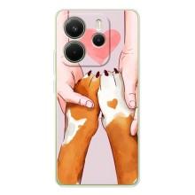Чехлы с собаками для Xiaomi Redmi Note 15 (VPrint) (Любовь к собакам)