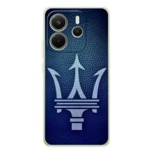 Чехлы с тематикой "Крутые машины" на Xiaomi Redmi Note 15 – Лого Maserati