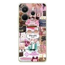 Чехол (Dior, Prada, YSL, Chanel) для Xiaomi Redmi Note 15 (Бренды)