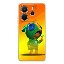 Чехол Бравл Старс для Xiaomi Redmi Note 15 – LEON в кофте