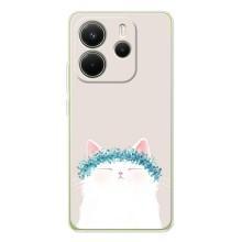 Чехол на тематику: Коты для Xiaomi Redmi Note 15 – Белый котик