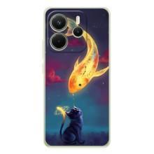 Чехол на тематику: Коты для Xiaomi Redmi Note 15 – Встреча