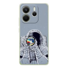Чехол NASA для Xiaomi Redmi Note 15 (AlphaPrint) (Космонавт фото)