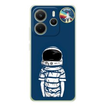 Чехол NASA для Xiaomi Redmi Note 15 (AlphaPrint) (Мальчик в шлеме)