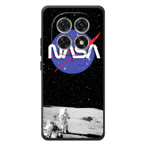 Силиконовый бампер с принтом "Наса" на Xiaomi Redmi Note 15 – Nasa на луне