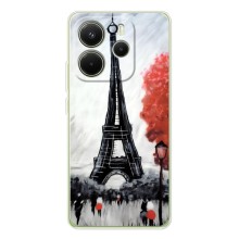 Чехол Эйфелева Башня для Xiaomi Redmi Note 15 - (AlphaPrint) (Башня в Париже)