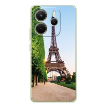 Чехол Эйфелева Башня для Xiaomi Redmi Note 15 - (AlphaPrint) (Дорога в Париж)