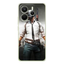 Чехол PUBG для Редми Нот 15 (AlphaPrint) (Пабг мен)
