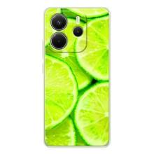 Чехол с изображением  вкусной еды для Xiaomi Redmi Note 15 – Лайм