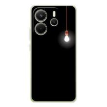Чохол з картинками на чорному фоні для Xiaomi Redmi Note 15 – Лампочка