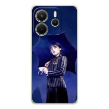 Силиконовый чехол с картинкой для Xiaomi Redmi Note 15 (Венсдей)