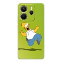 Чехол с Симпсонами для Xiaomi Redmi Note 15 (VPrint) (Гомер Симпсон)