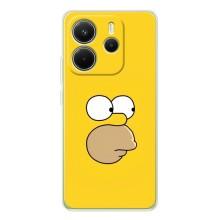 Чехол с Симпсонами для Xiaomi Redmi Note 15 (VPrint) (Гомер)