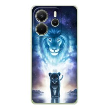 Чехол со Львом для Xiaomi Redmi Note 15 (VPrint) (Маленький лев)