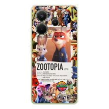 Чехол Зоотрополіс на Xiaomi Redmi Note 15 – Коллаж Зоо