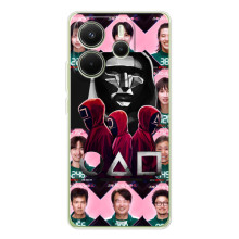 Чохол Гра в кальмара для Xiaomi Redmi Note 15 – Персонажі гри кальмара