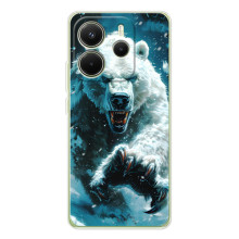 Чехол с картинкой «Хищники» для Xiaomi Redmi Note 15 – Медведь