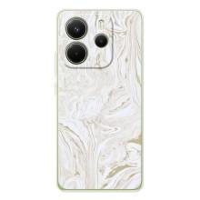 Мраморный чехол на Xiaomi Redmi Note 15 (VPrint) (Белый мрамор)