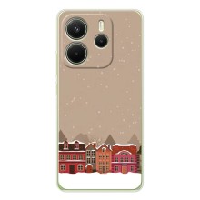Новогодние, Праздничные Чехлы для Xiaomi Redmi Note 15 - 2024 год (Зимний город)