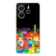 Чехлы для Xiaomi Redmi Note 15 (Персонажи Майн Крафт) – Герой Майнкрафт