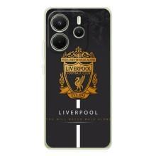 Силиконовые Чехлы принт Футбол на Xiaomi Redmi Note 15 – Liverpool