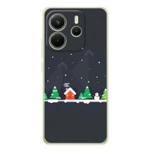 Силиконовый бампер на рождество для Xiaomi Redmi Note 15 – Город зимний