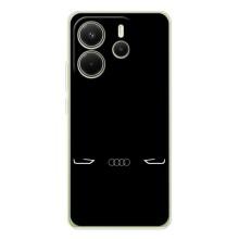Силиконовый бампер с картинкой машины на Xiaomi Redmi Note 15 – Силует Audi