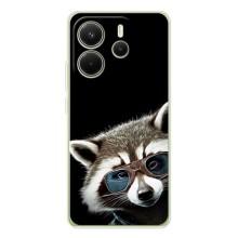 Силіконовий Чохол з Энотами  на Xiaomi Redmi Note 15 – Стильний Єнот